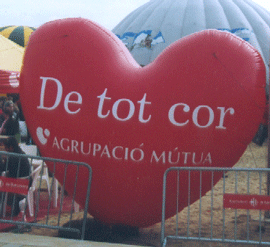 inflatable heart