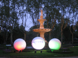 inflatable spheres globes decorative