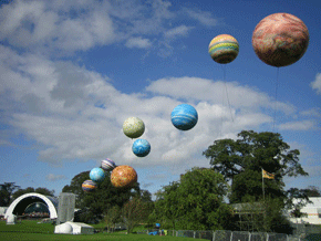 inflatable planets earth space universe