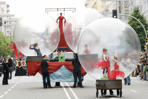 inflatable windows displays exhibitions human