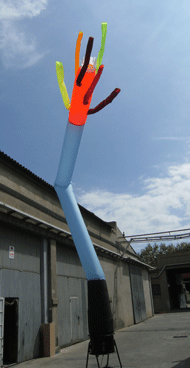 Air dancers with arms