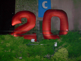 3 m inflatable number 20