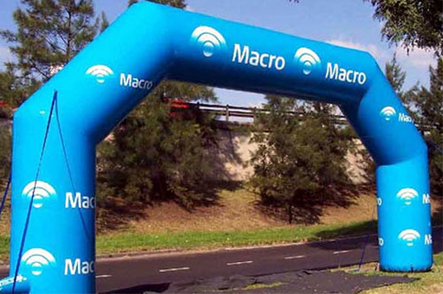 Inflatable arch detail