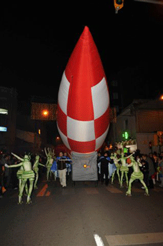 Inflatable rocket 14 m