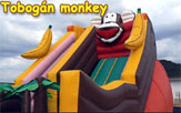 Monkey inflatable attraction