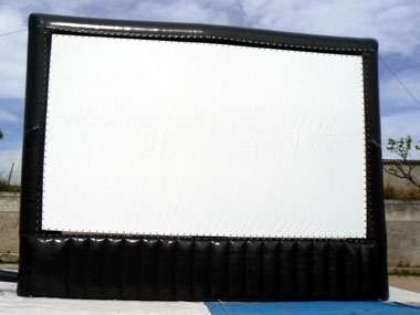 Inflatable screen rental