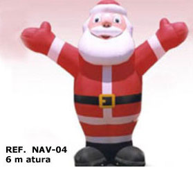 Père Noël gonflable