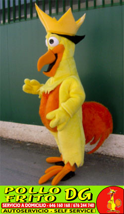 Chicken mascot — inflatable version