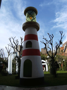 inflatable sea lighthouse tower