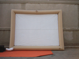 inflatable projection screens